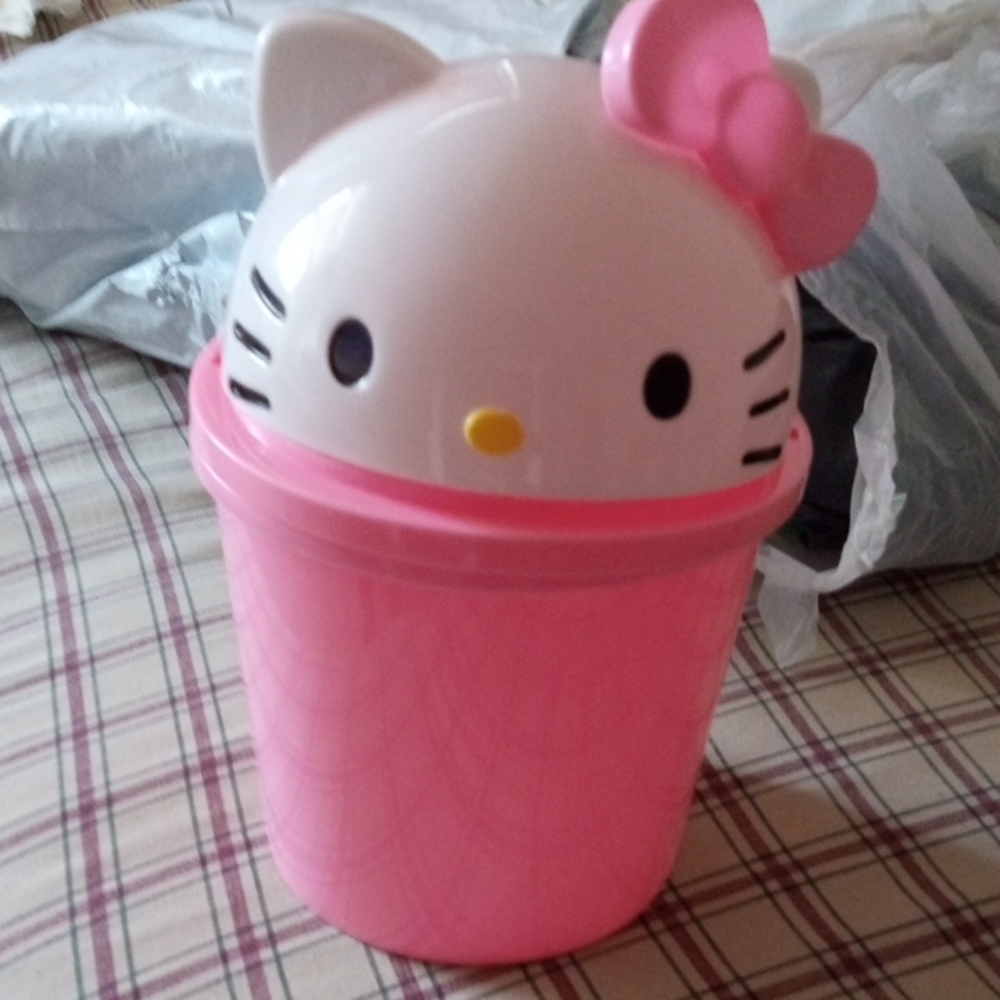Hello Kitty Pink and White Storage Container